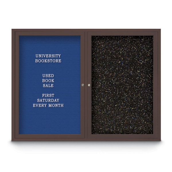Corkboard, 24"x36", Rubber/Satin